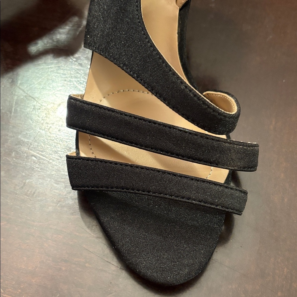Naturalizer Black Strappy Heels - Picture 7 of 7
